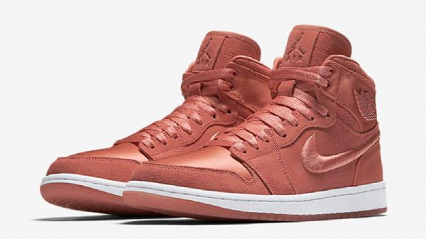Nike Air Jordan 1 High Tops Pastel Pack Sun Blush Sko Til Kvinder Lyserød