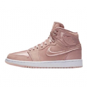 Nike Air Jordan 1 High Tops Pastel Pack Sunset Tint Sko Til Mænd Coral