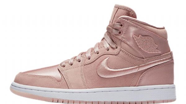 Nike Air Jordan 1 High Tops Pastel Pack Sunset Tint Sko Til Mænd Coral