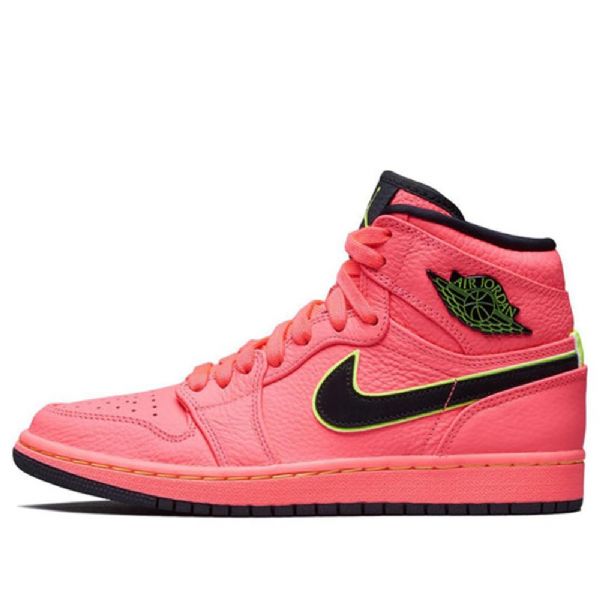 Nike Air Jordan 1 High Tops Premium Retro Basketball Sko Til Damer Coral