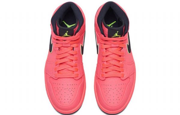 Nike Air Jordan 1 High Tops Premium Retro Basketball Sko Til Damer Coral
