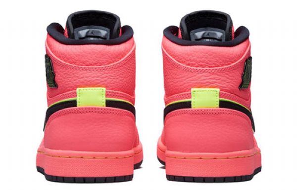 Nike Air Jordan 1 High Tops Premium Retro Basketball Sko Til Damer Coral