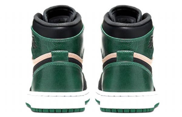 Nike Air Jordan 1 High Tops Premium Retro Basketball Sko Til Damer Grøn