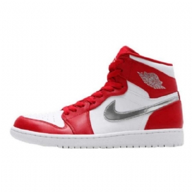 Nike Air Jordan 1 High Tops Sko Til Mænd Rød