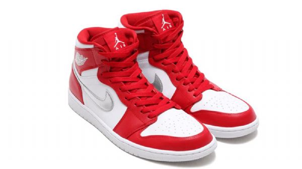 Nike Air Jordan 1 High Tops Sko Til Mænd Rød