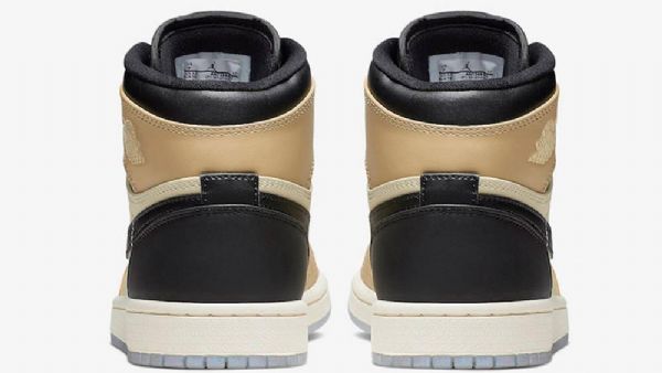 Nike Air Jordan 1 High Tops Svampesko Til Mænd Brun Sort