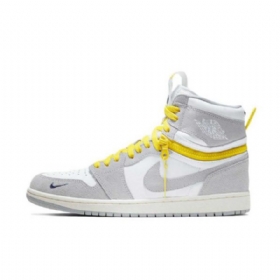 Nike Air Jordan 1 High Tops Switch Sko Til Mænd Lysegrå
