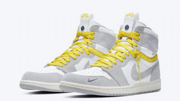 Nike Air Jordan 1 High Tops Switch Sko Til Mænd Lysegrå