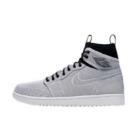 Nike Air Jordan 1 High Tops Ultra Sko Til Mænd Hvid