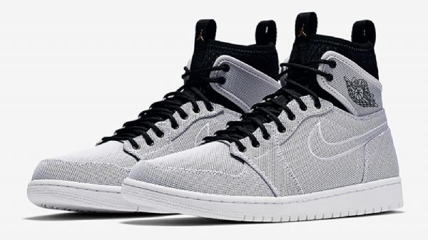 Nike Air Jordan 1 High Tops Ultra Sko Til Mænd Hvid
