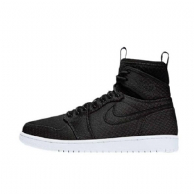 Nike Air Jordan 1 High Tops Ultra Sko Til Mænd Sort