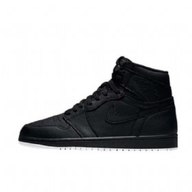Nike Air Jordan 1 Høj Topsout Sko Til Mænd Sort