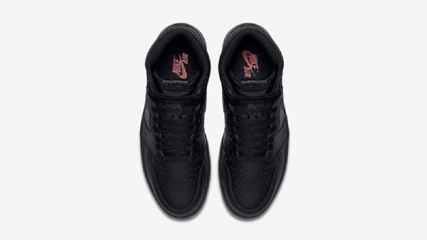 Nike Air Jordan 1 Høj Topsout Sko Til Mænd Sort