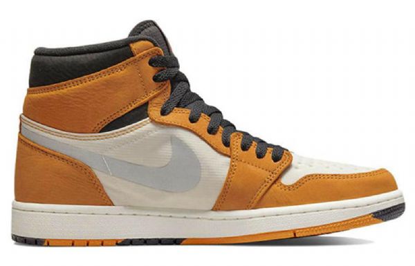 Nike Air Jordan 1 Høje Overdele Element Gore-tex Retro Basketball Sko Til Mænd Lys Gul