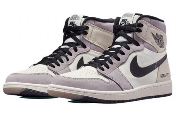 Nike Air Jordan 1 Høje Overdele Element Gore-tex Retro Basketball Sko Til Mænd Lys Lilla
