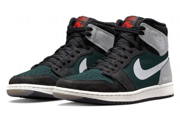 Nike Air Jordan 1 Høje Overdele Element Gore-tex Retro Basketball Sko Til Mænd Sort Grå