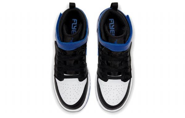 Nike Air Jordan 1 Høje Overdele Flyease Gs Basketball Sko Til Mænd Sort Blå