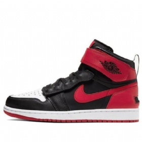 Nike Air Jordan 1 Høje Overdele Flyease Retro Basketball Sko Til Mænd Sort