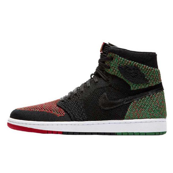 Nike Air Jordan 1 Høje Overdele Flyknit Bhm Sko Til Mænd Flerfarvet