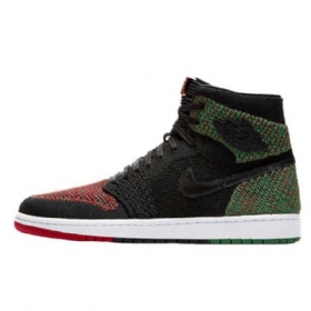 Nike Air Jordan 1 Høje Overdele Flyknit Bhm Sko Til Mænd Flerfarvet