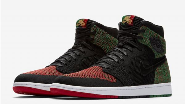 Nike Air Jordan 1 Høje Overdele Flyknit Bhm Sko Til Mænd Flerfarvet