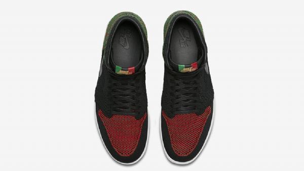 Nike Air Jordan 1 Høje Overdele Flyknit Bhm Sko Til Mænd Flerfarvet