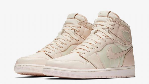 Nike Air Jordan 1 Høje Overdele Guava Issko Til Damer Lyserød