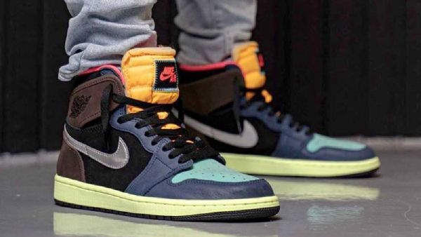 Nike Air Jordan 1 Høje Overdele Og Bio Hack Sko Til Mænd Flerfarvet
