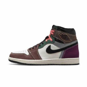 Nike Air Jordan 1 Høje Overdele Og Håndlavede Sko Til Kvinder Flerfarvet