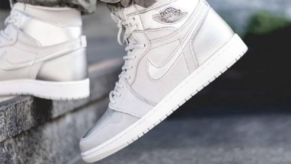Nike Air Jordan 1 Høje Overdele Og Japan Sko Til Mænd Grå