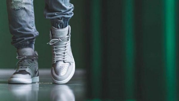 Nike Air Jordan 1 Høje Overdele Og Japan Sko Til Mænd Grå