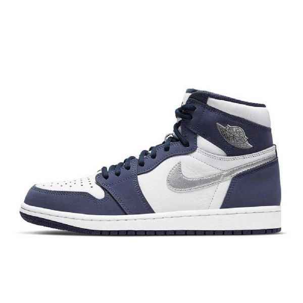 Nike Air Jordan 1 Høje Overdele Og Japan Sko Til Mænd Mørkeblå Blå