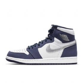Nike Air Jordan 1 Høje Overdele Og Japan Sko Til Mænd Mørkeblå Blå