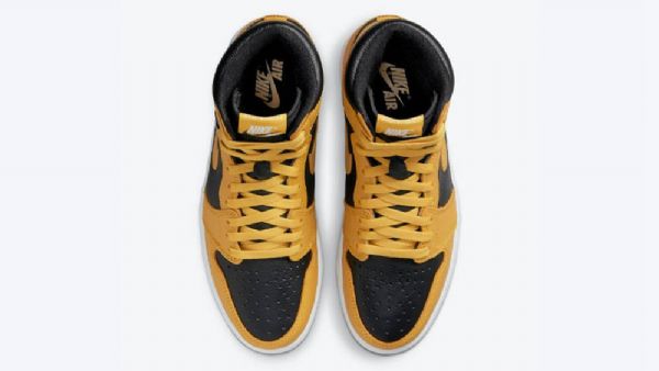 Nike Air Jordan 1 Høje Overdele Og Pollen Sko Til Mænd Gul
