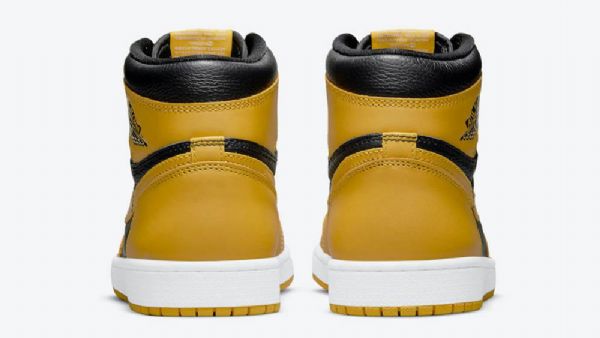 Nike Air Jordan 1 Høje Overdele Og Pollen Sko Til Mænd Gul