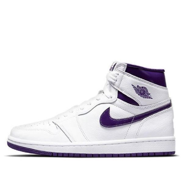 Nike Air Jordan 1 Høje Overdele Og Retro Basketball Sko Til Damer Lilla