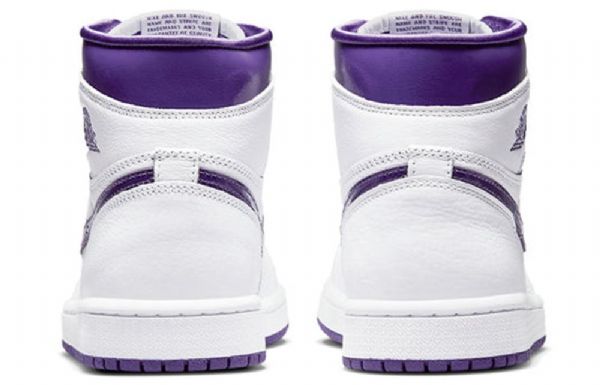 Nike Air Jordan 1 Høje Overdele Og Retro Basketball Sko Til Damer Lilla