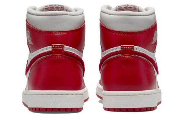 Nike Air Jordan 1 Høje Overdele Og Retro Basketball Sko Til Damer Rød Hvid