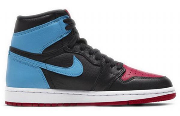 Nike Air Jordan 1 Høje Overdele Og Retro Basketball Sko Til Damer Sort Blå
