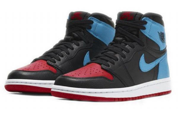 Nike Air Jordan 1 Høje Overdele Og Retro Basketball Sko Til Damer Sort Blå