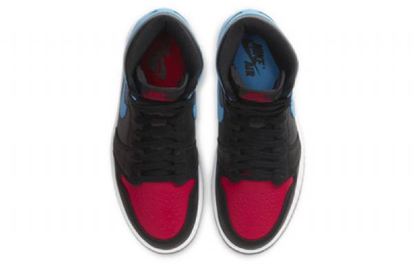 Nike Air Jordan 1 Høje Overdele Og Retro Basketball Sko Til Damer Sort Blå