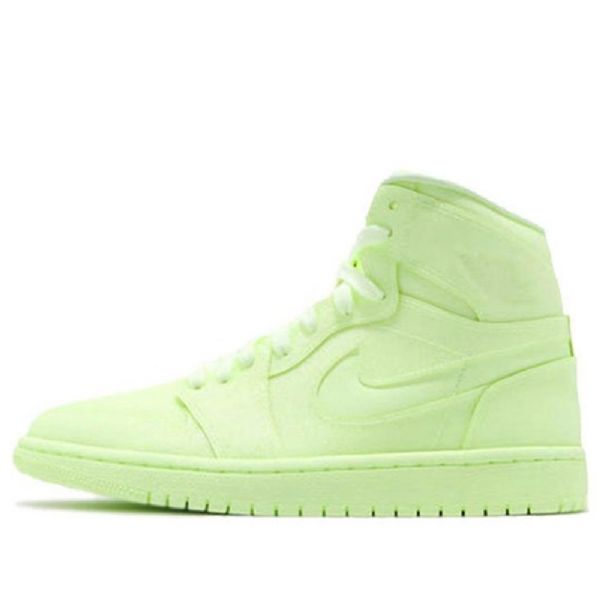 Nike Air Jordan 1 Høje Overdele Prm Retro Basketball Sko Til Damer Grøn