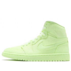 Nike Air Jordan 1 Høje Overdele Prm Retro Basketball Sko Til Damer Grøn