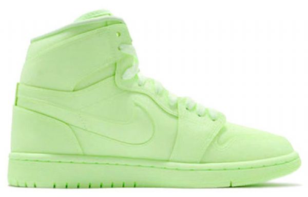 Nike Air Jordan 1 Høje Overdele Prm Retro Basketball Sko Til Damer Grøn