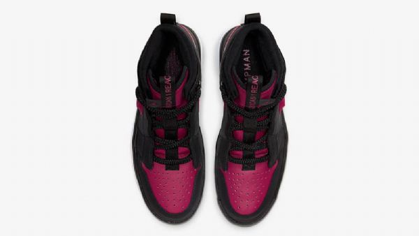 Nike Air Jordan 1 Høje Overdele React Noble Sko Til Mænd Sort Rød