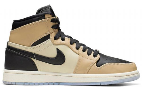 Nike Air Jordan 1 Høje Overdele Retro Basketball Sko Til Damer Brun Sort
