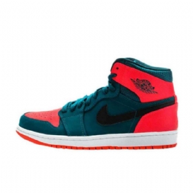 Nike Air Jordan 1 Høje Overdele Russell Westbrook Sko Til Mænd Rød Grøn