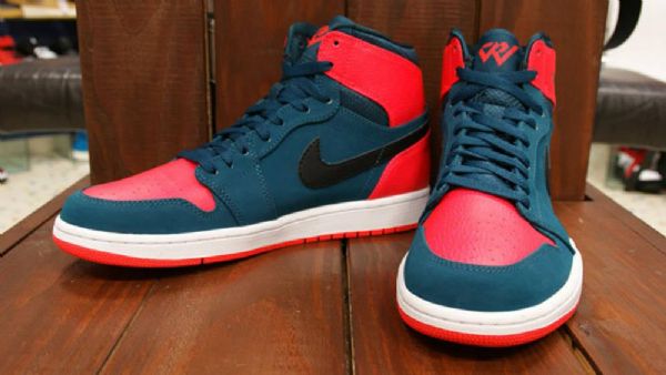 Nike Air Jordan 1 Høje Overdele Russell Westbrook Sko Til Mænd Rød Grøn