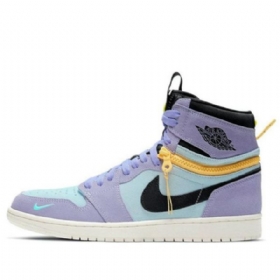 Nike Air Jordan 1 Høje Overdele Switch Retro Basketball Sko Til Mænd Lilla