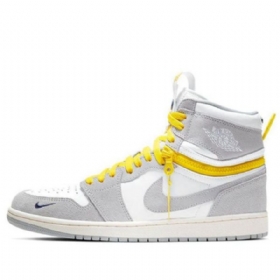 Nike Air Jordan 1 Høje Overdele Switch Retro Basketball Sko Til Mænd Lysegrå
